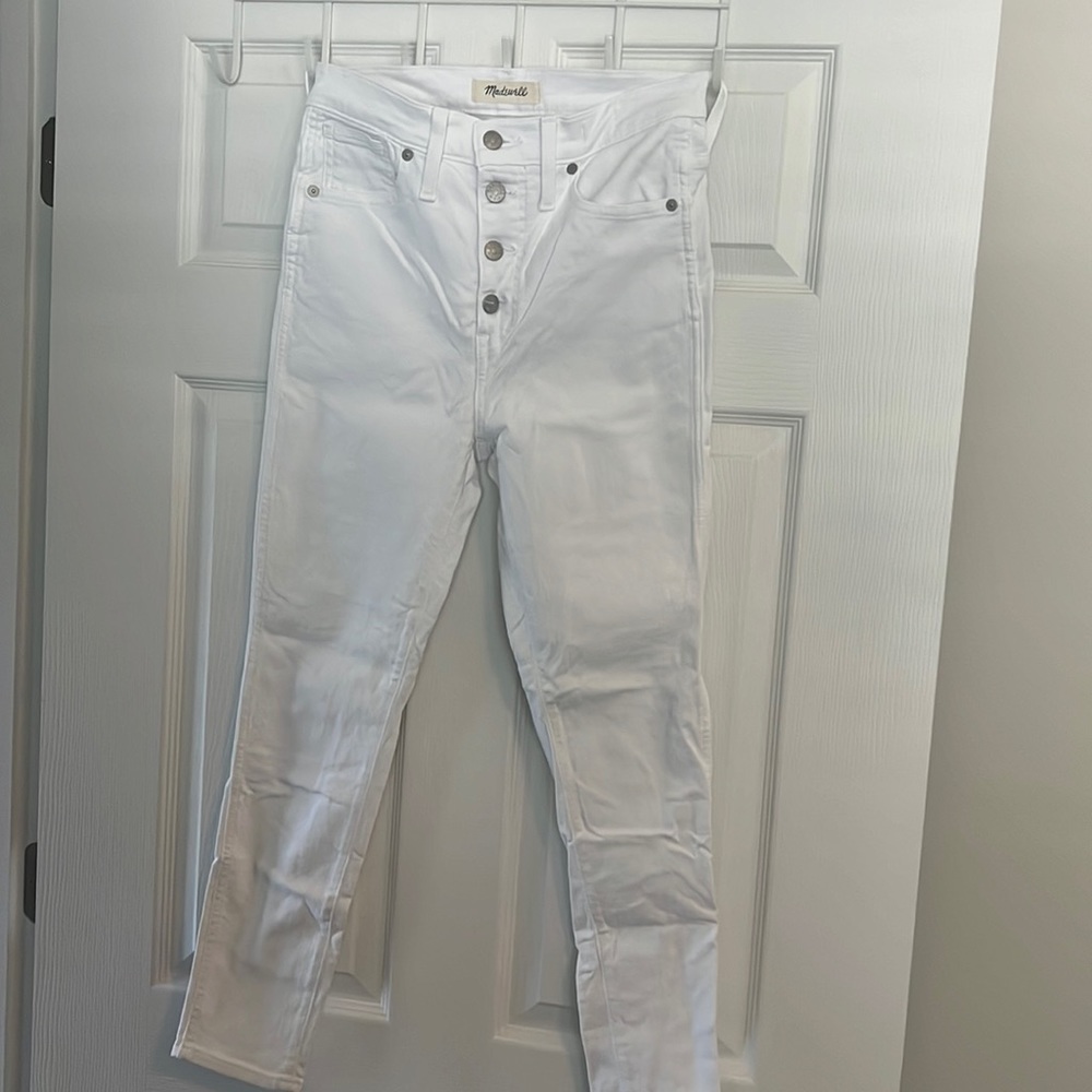 Madewell 10” highrise skinnycrop